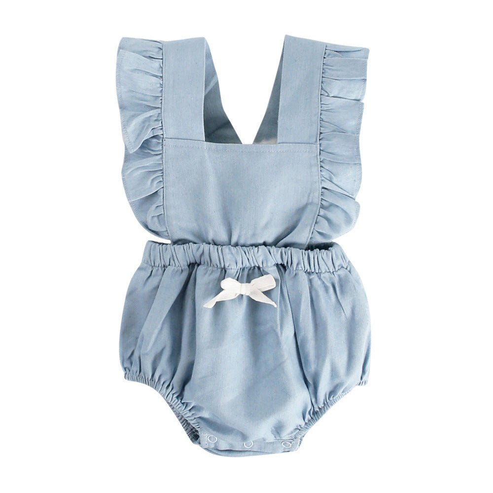 Denim Baby Romper