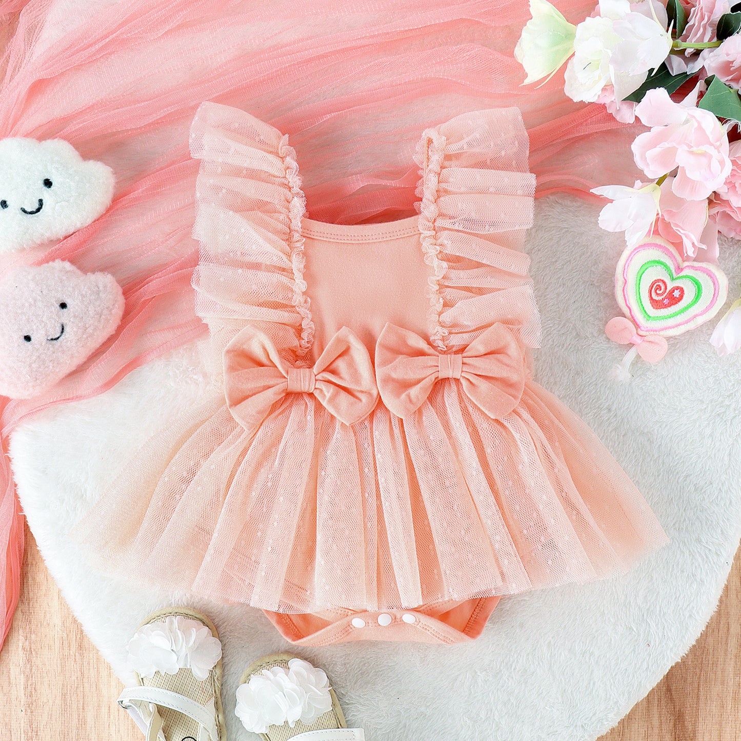 Baby Girl Princess Jumpsuit Dress