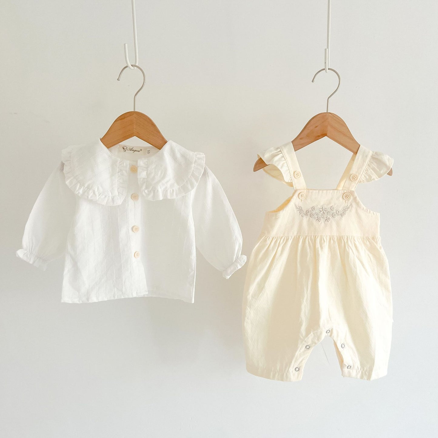 Baby Girl Suspender Romper