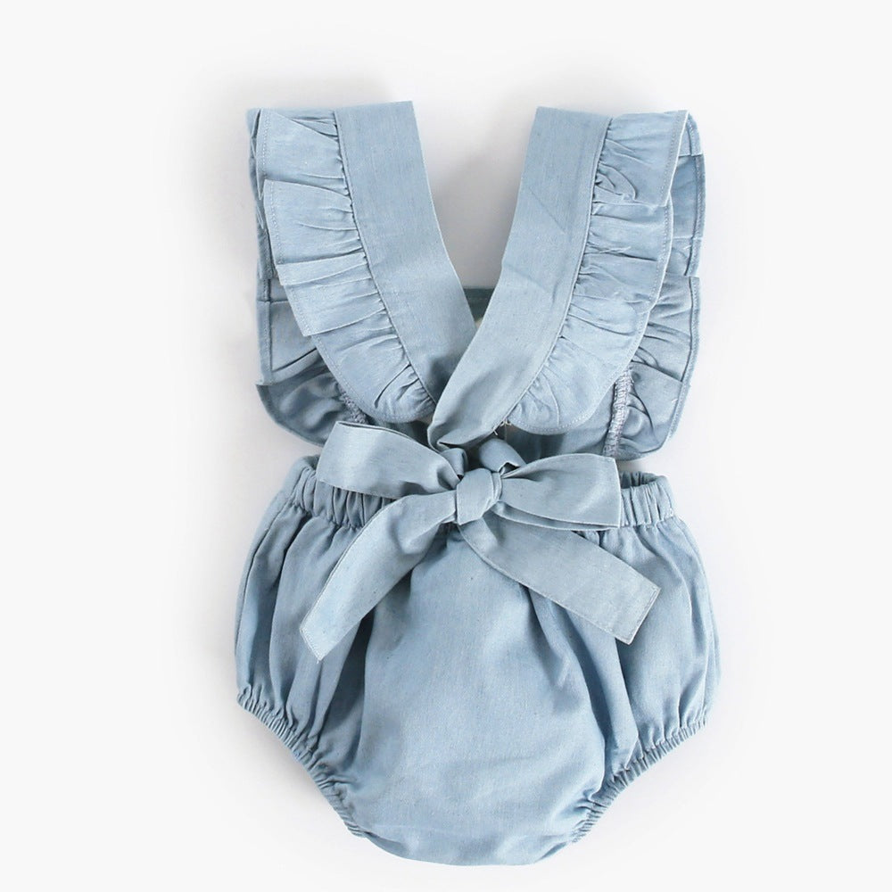 Denim Baby Romper