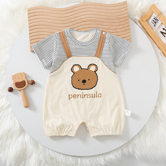 Baby Bear Print Romper