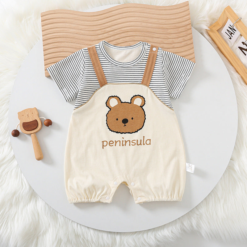 Baby Bear Print Romper