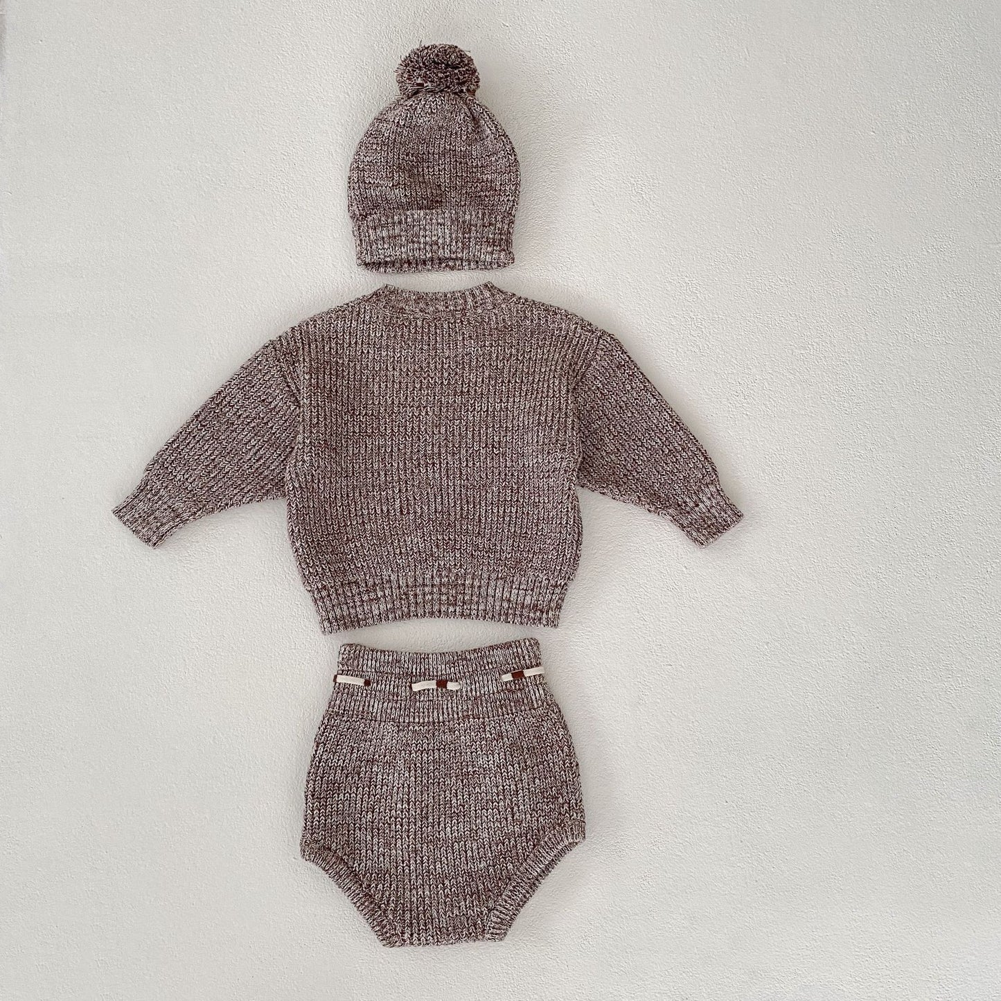 Baby Girl Knitted 3-Piece Set