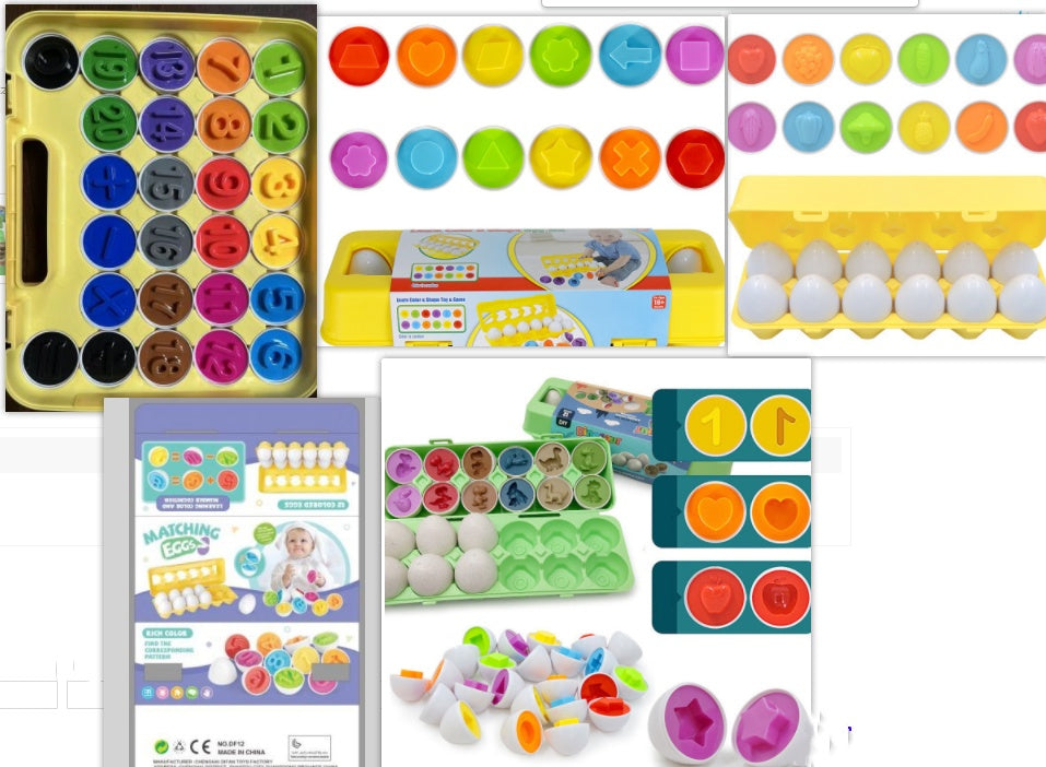 Montessori Egg Shape Sorter Toy