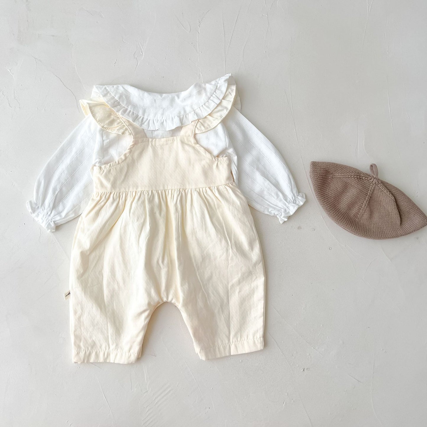 Baby Girl Suspender Romper