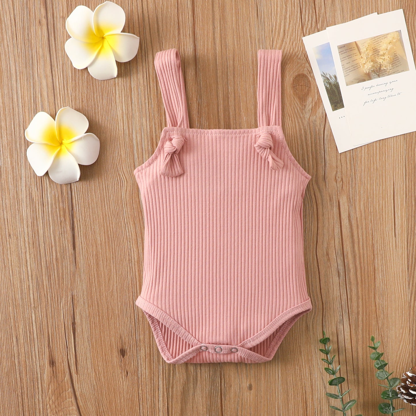 Baby Cotton Strap Romper