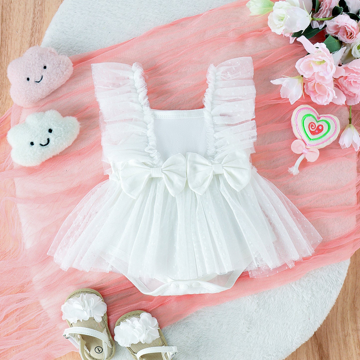 Baby Girl Princess Jumpsuit Dress