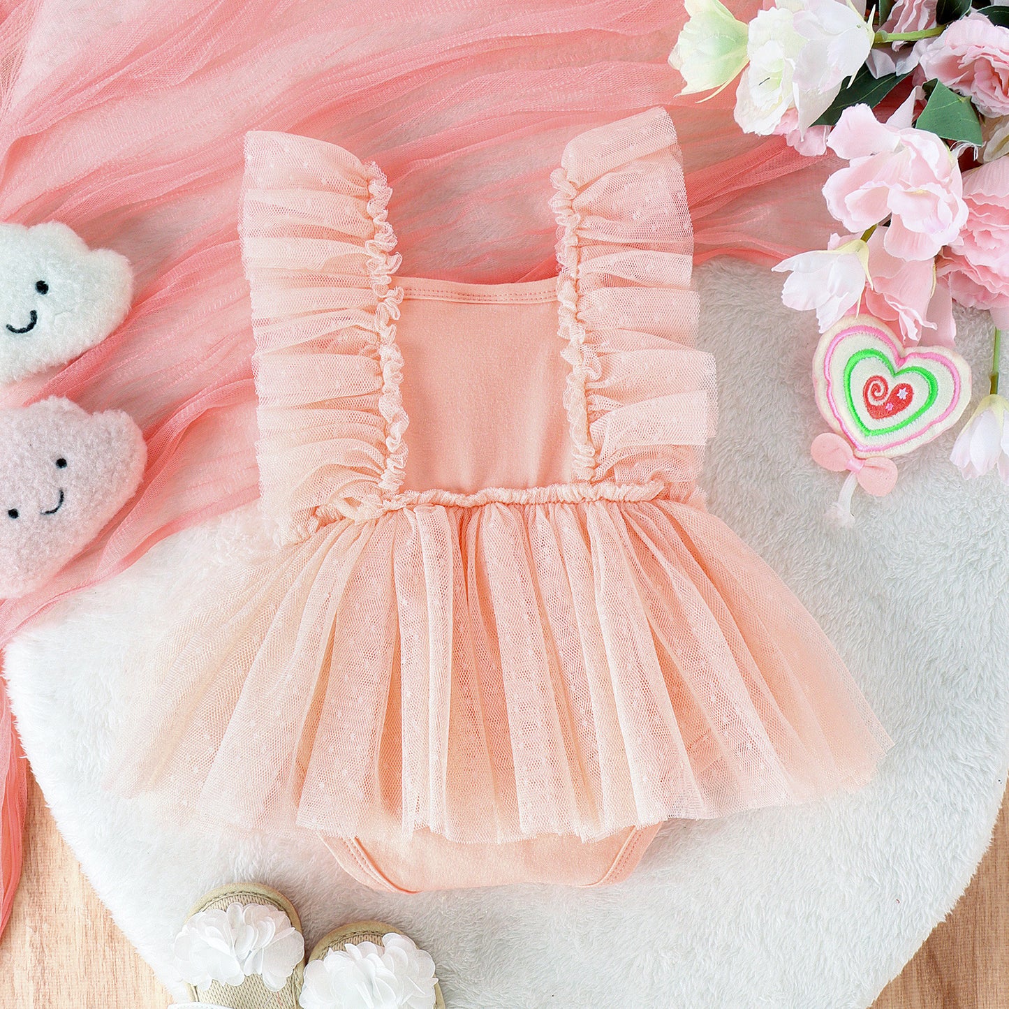 Baby Girl Princess Jumpsuit Dress